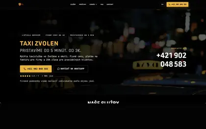 Zvolen Taxi web